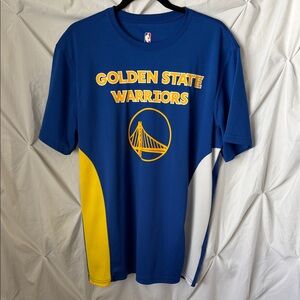 Golden State Warriors Blue and Yellow T-Shirt